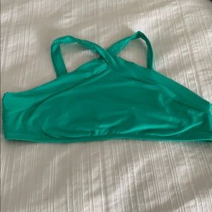 L*Space seafoam green bikini top